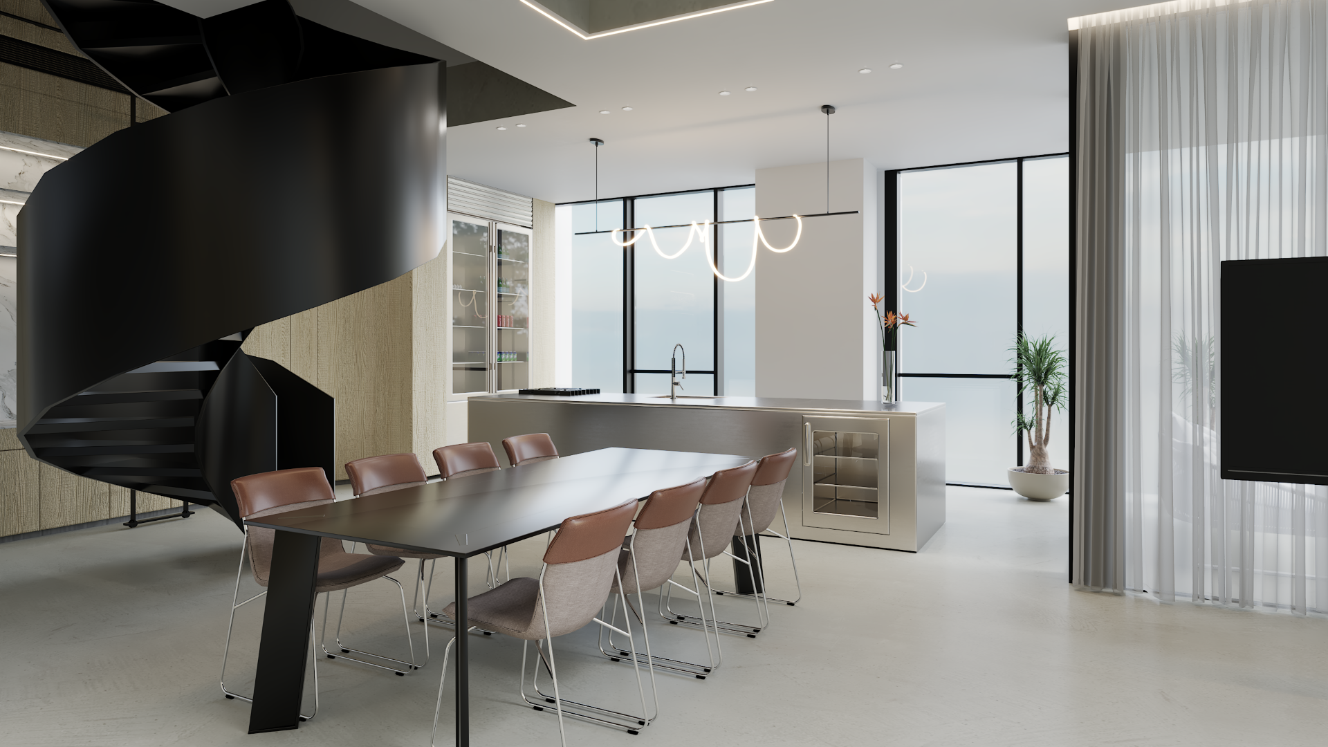 הדמיה פינת אוכל